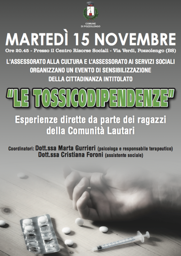 Convegno sulle tossicodipendenze